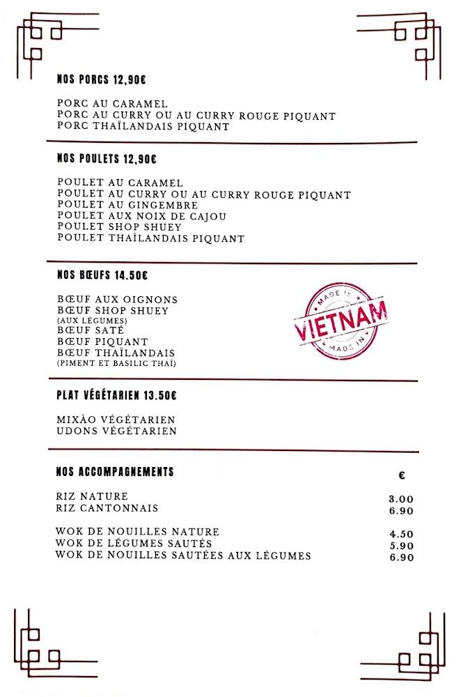 Saïgon District - Menu Image 3